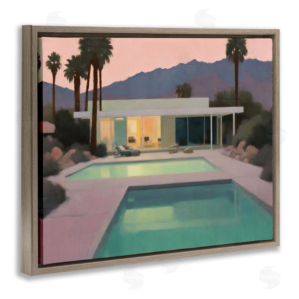 Stupell Industries Noah Bay | Tranquil Pool At Sunset Wall Art