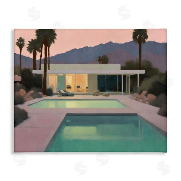 stupell industries Noah Bay | Tranquil Pool at Sunset Wall Art