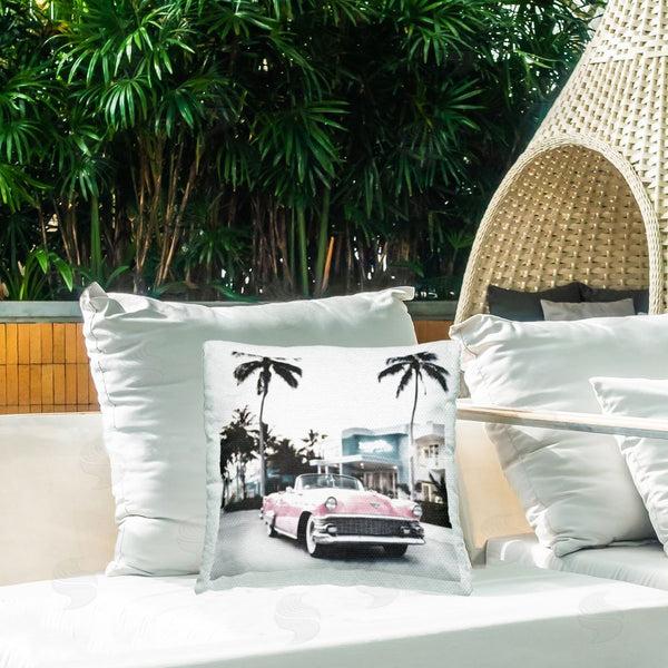 Stupell Industries Noah Bay | Tropical Afternoon Shadows Printed Throw Pillow