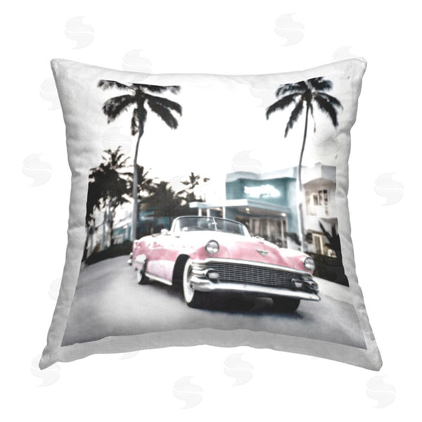 stupell industries Noah Bay | Tropical Afternoon Shadows Printed Throw Pillow