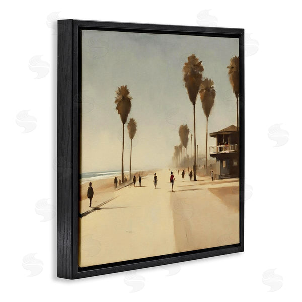 Stupell Industries Noah Bay | Tropical Beachside Track Wall Art