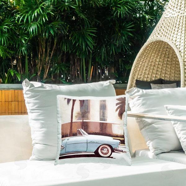 Stupell Industries Noah Bay | Tropical Café Del Mar Printed Throw Pillow