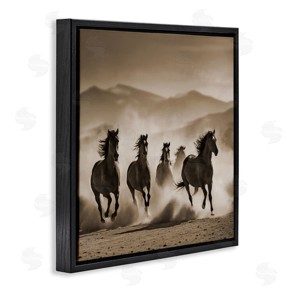 Stupell Industries Noah Bay | Trotting Mountain Stallions Wall Art