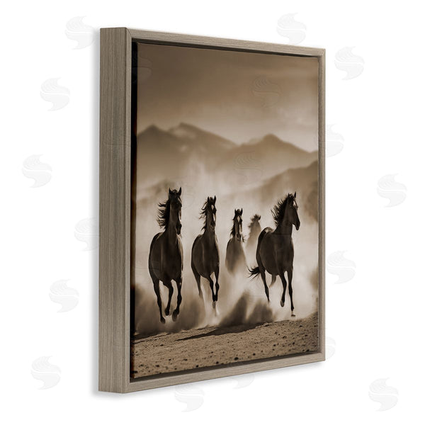 Stupell Industries Noah Bay | Trotting Mountain Stallions Wall Art