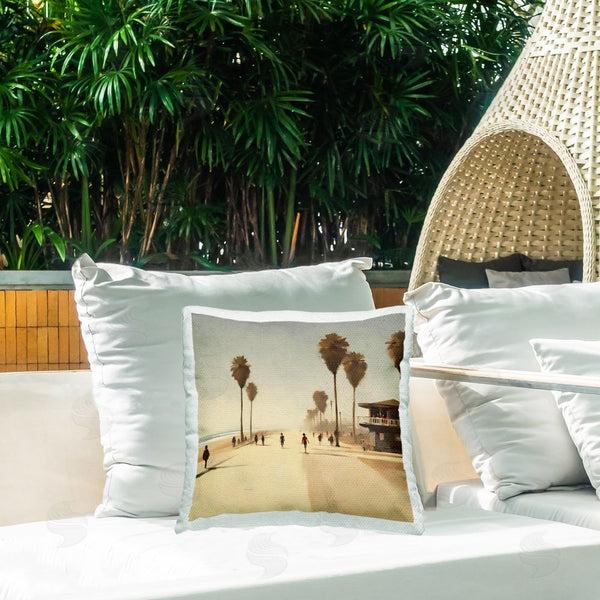 Stupell Industries Noah Bay | Under The Pier Classic Car Printed Throw Pillow