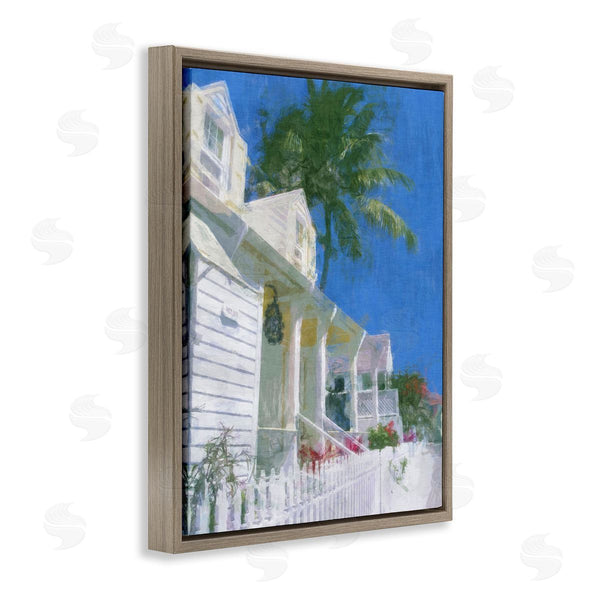 Stupell Industries Noah Bay | White Coastal Cottage Wall Art