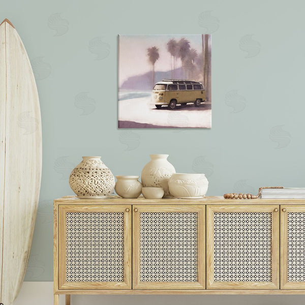 Stupell Industries Noah Bay | Yellow Van On Beach Wall Art