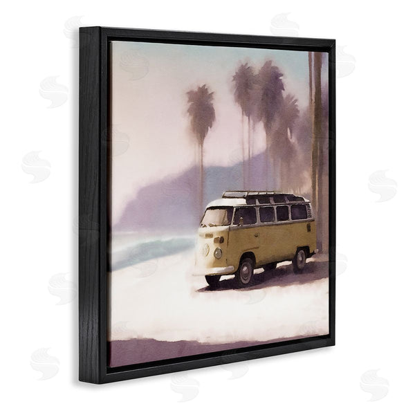 Stupell Industries Noah Bay | Yellow Van On Beach Wall Art
