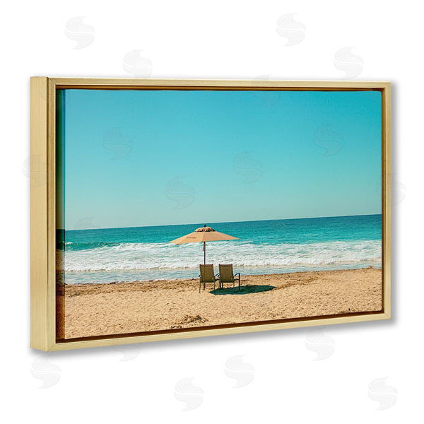 Stupell Industries Norm Stelfox | Beach Calm Wave Watching