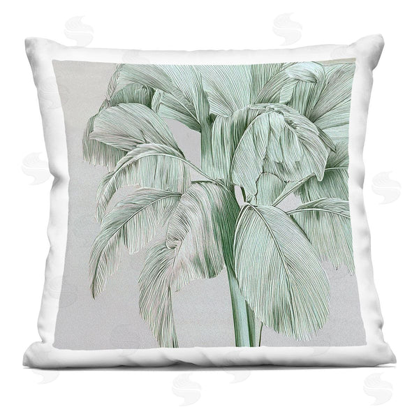 stupell industries Norm Stelfox | Green Tropical Sway Printed Throw Pillow