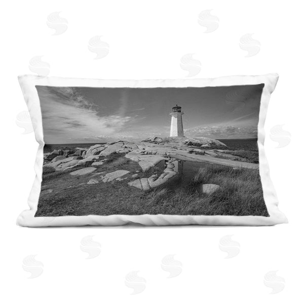 stupell industries Norm Stelfox | Heart Of Lighthouse View Printed Throw Pillow