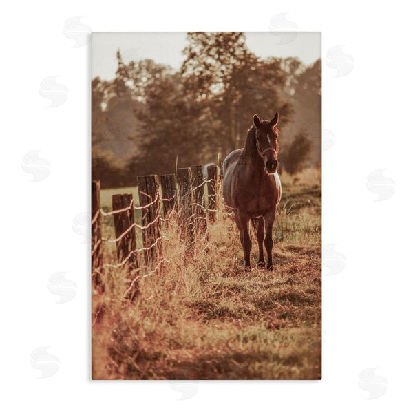 stupell industries Norm Stelfox | Horse's Ranch Scene