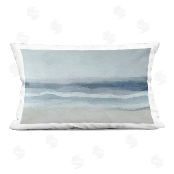 stupell industries Norm Stelfox | Muted Sky And Sea Printed Throw Pillow