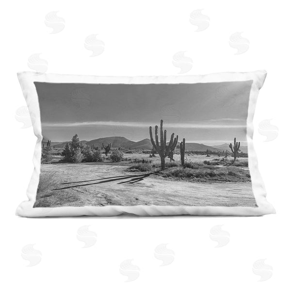 stupell industries Norm Stelfox | Sunlit Cactus Valley Printed Throw Pillow