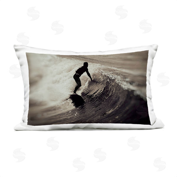 Stupell Industries Norm Stelfox | Surfer's Wave Splash Printed Throw Pillow