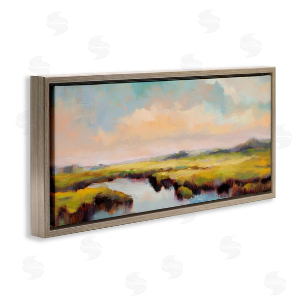 Stupell Industries Odile | Sunrise Over Rural Stream Wall Art
