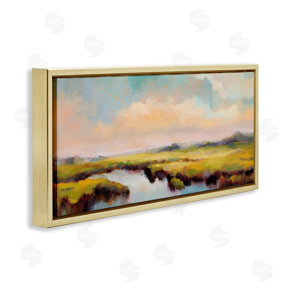 Stupell Industries Odile | Sunrise Over Rural Stream Wall Art