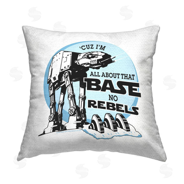 Stupell Industries Off World Designs | No Rebels Robot Phrase Printed Throw Pillow