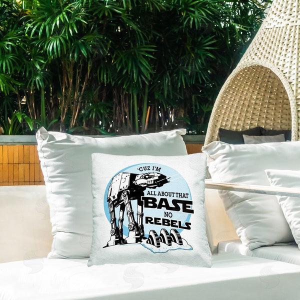 Stupell Industries Off World Designs | No Rebels Robot Phrase Printed Throw Pillow