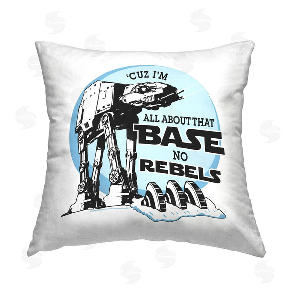 stupell industries Off World Designs | No Rebels Robot Phrase Printed Throw Pillow