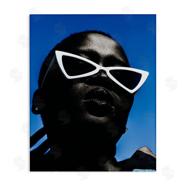 stupell industries Oladimeji Odunsi | Stylish Sunglasses on Blue