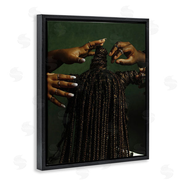 Stupell Industries Oladimeji Odunsi | Women Braiding Hair