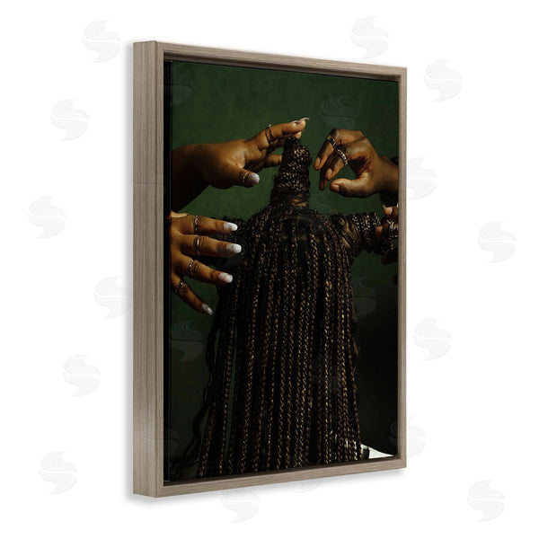Stupell Industries Oladimeji Odunsi | Women Braiding Hair