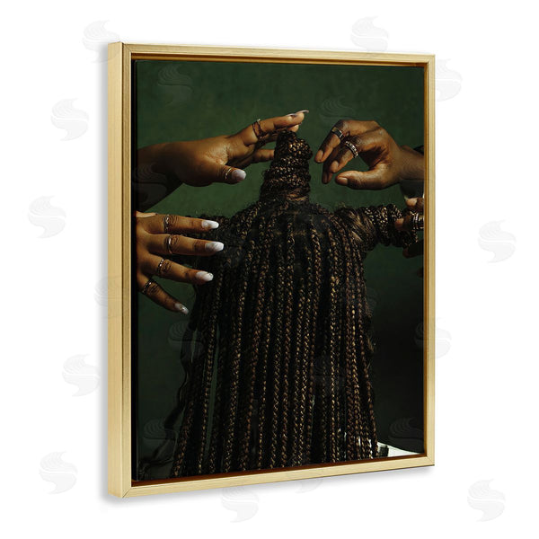 Stupell Industries Oladimeji Odunsi | Women Braiding Hair