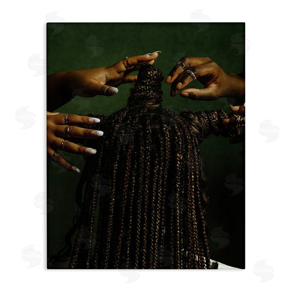 stupell industries Oladimeji Odunsi | Women Braiding Hair