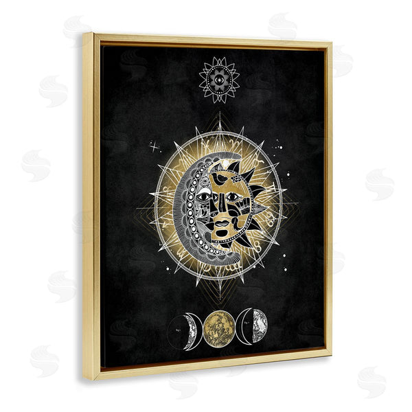 Stupell Industries Oliver Jeffries | Lunar & Solar Fractal
