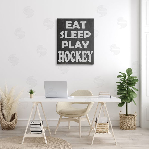 Stupell Industries Olivia Jean | Eat Sleep Play Hockey Wall Art