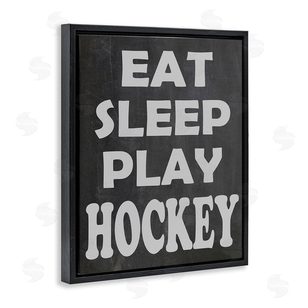 Stupell Industries Olivia Jean | Eat Sleep Play Hockey Wall Art