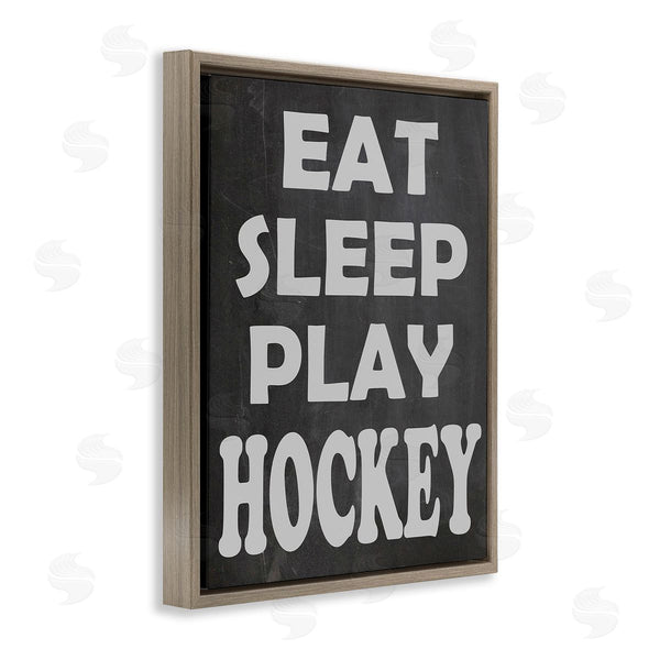 Stupell Industries Olivia Jean | Eat Sleep Play Hockey Wall Art