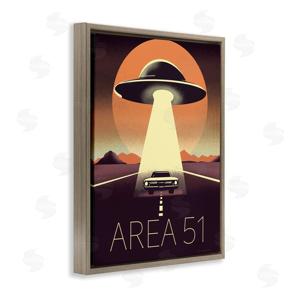 Stupell Industries Omar Escalante | Abduction On The Road Wall Art