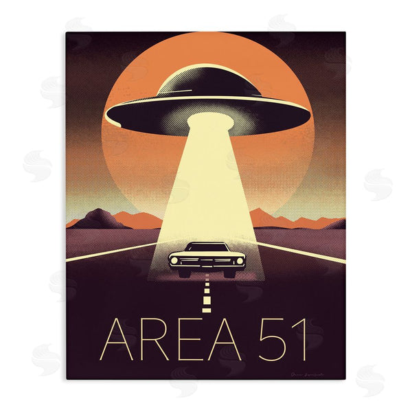 stupell industries Omar Escalante | Abduction On The Road Wall Art