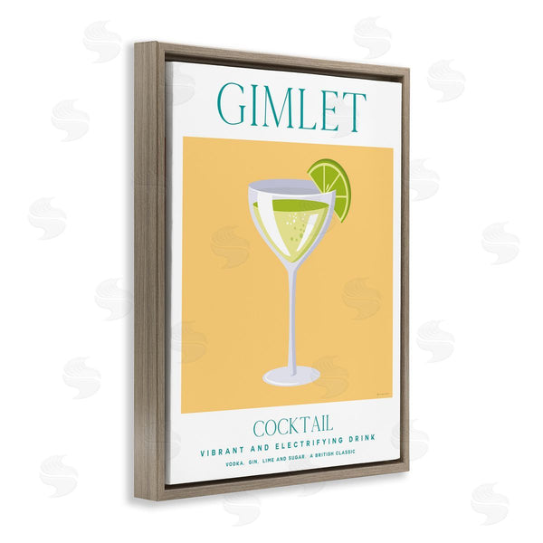 Stupell Industries Omar Escalante | British Classic Gimlet Cocktail