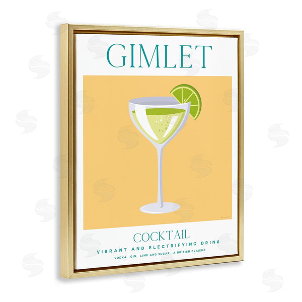 Stupell Industries Omar Escalante | British Classic Gimlet Cocktail