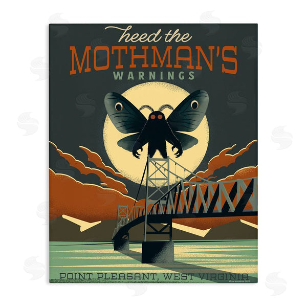 stupell industries Omar Escalante | Cryptid Tourism West Virginia Wall Art