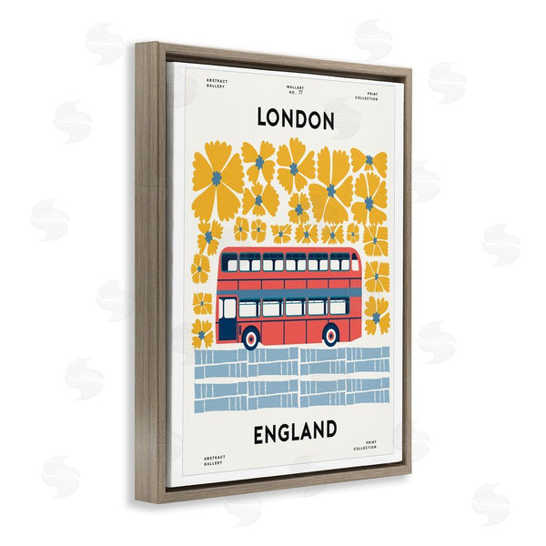 Stupell Industries Omar Escalante | Groovy London Bus Wall Art