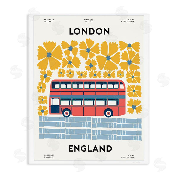 stupell industries Omar Escalante | Groovy London Bus Wall Art