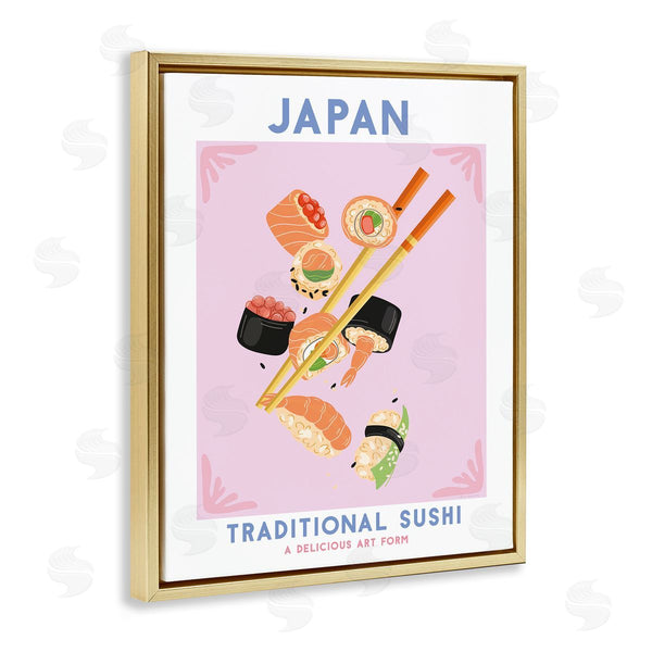 Stupell Industries Omar Escalante | Japanese Traditional Sushi Wall Art