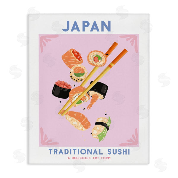 stupell industries Omar Escalante | Japanese Traditional Sushi Wall Art