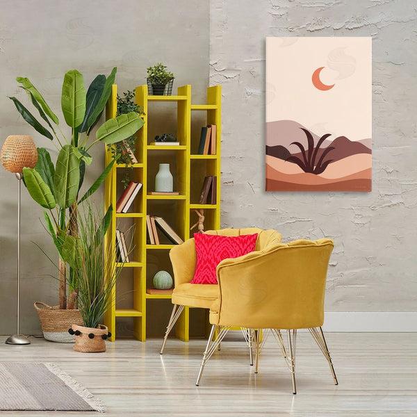 Stupell Industries Omar Escalante | Moon Over Desert Scene Wall Art