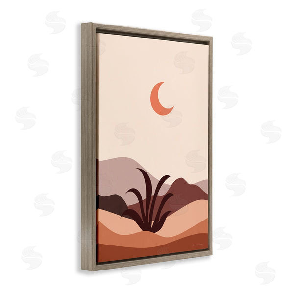 Stupell Industries Omar Escalante | Moon Over Desert Scene Wall Art