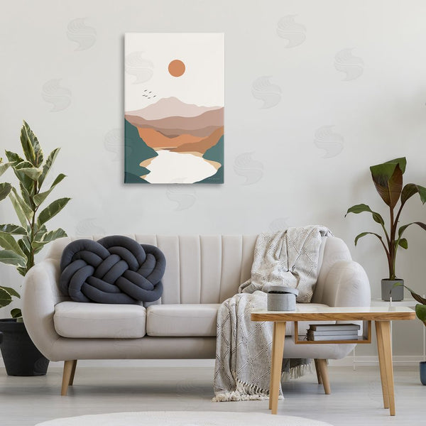 Stupell Industries Omar Escalante | Mountain Valley Lake Wall Art