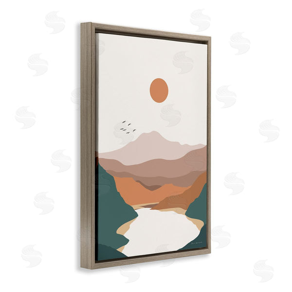 Stupell Industries Omar Escalante | Mountain Valley Lake Wall Art