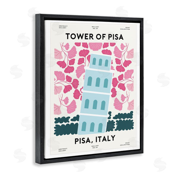 Stupell Industries Omar Escalante | Pastel Groovy Tower Of Pisa Wall Art