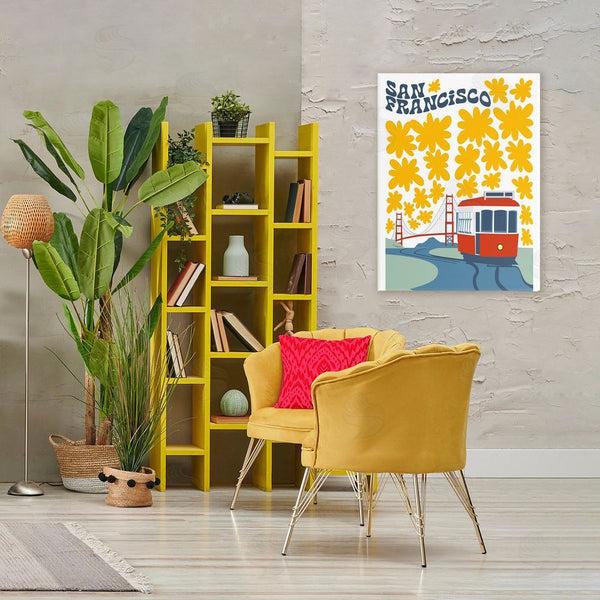 Stupell Industries Omar Escalante | San Francisco Trolley Wall Art