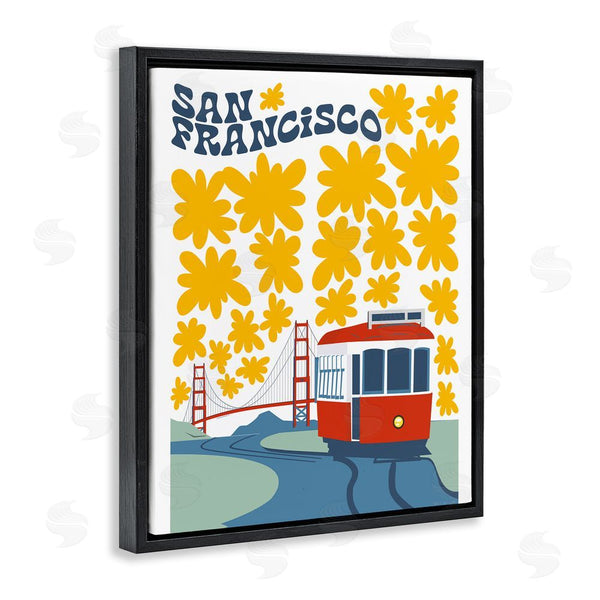 Stupell Industries Omar Escalante | San Francisco Trolley Wall Art