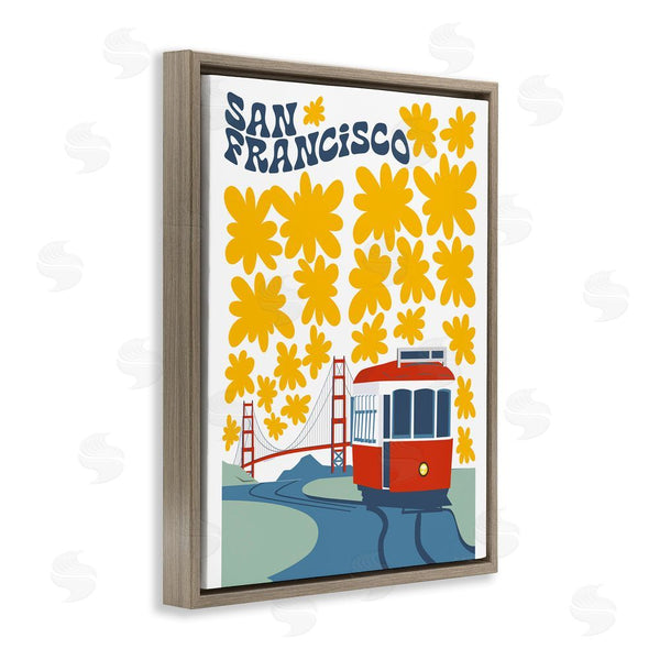 Stupell Industries Omar Escalante | San Francisco Trolley Wall Art